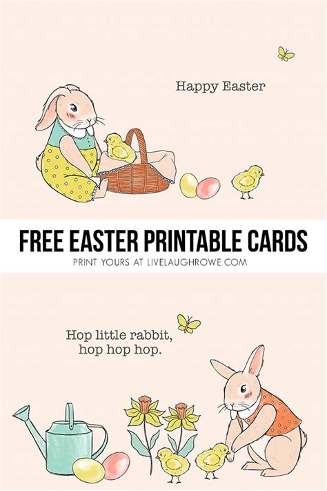 easter cards  printables  laugh rowe