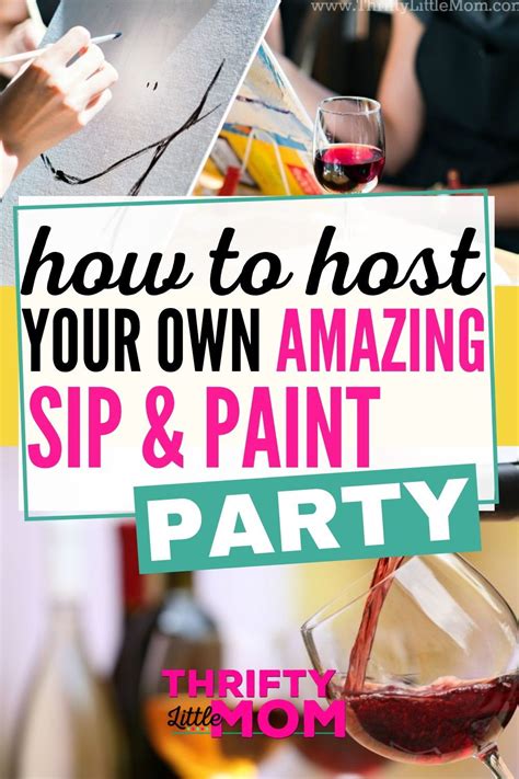 paint  sip party warehouse  ideas
