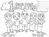 Malaysia sketch template