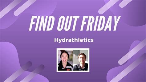 find out friday hydrathletics youtube