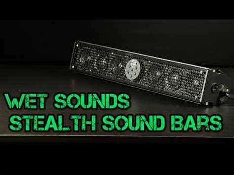 wet sounds stealth ultra stealth core utv sound bars youtube