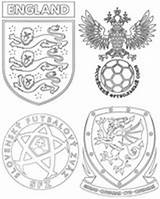 Euro Coloring Uefa Pages Slovakia Wales Russia England Group sketch template