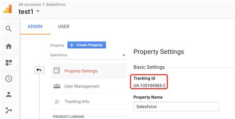 find   google analytics tracking id ga connector