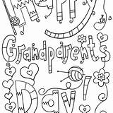 Grandparents Grandad Grandpa Thesprucecrafts Grandfather sketch template