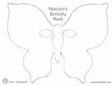 Butterfly Masks Paisley Coloring Pages Hattifant Mask Choose Board sketch template