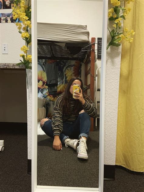 College Dorm Fit College Dorm Mirror Selfie Fitness