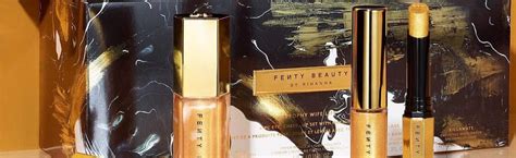 fenty beauty by rihanna trophy wife life makeup set with faux leather