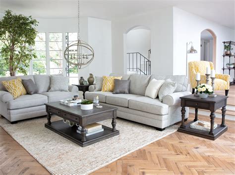 classy living room featuring  karen sofa collection