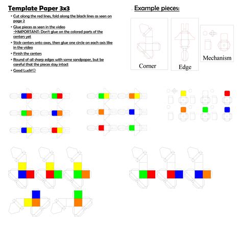 rubiks cube   paper high resolution  file