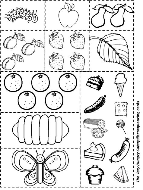 hungry caterpillar coloring pages coloring home