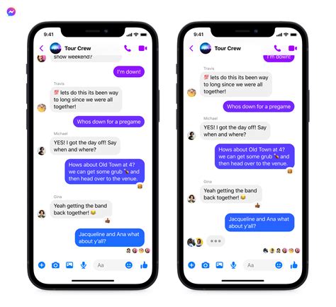 group chat experiences cross app chats chat themes polls