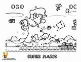 Mario Coloring Pages Super Printable Bros Flower Fire Kids Print Wario Kart Yoshi Daring Amazing Coloringhome Popular Comments sketch template