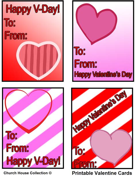 church house collection blog printable valentine cards  kids