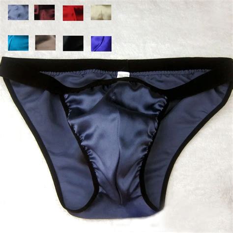 100 Silk Panties Male Panties Sexy Thong Underwear Men In Boxers From