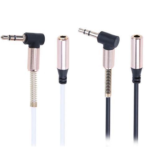 mm male  female stereo  audio extension cable headphone cables audio wire splitter adapter