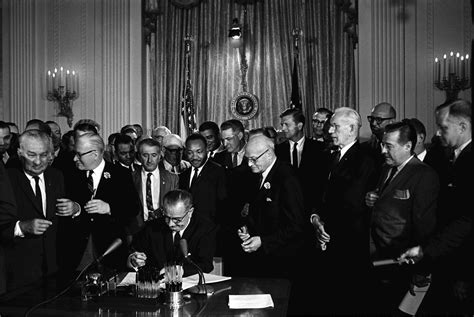 lbj signing civil rights act rediscovering black history