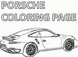 Porsche Insertion Cayman sketch template