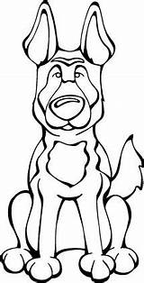 Coloring Malinois Dog Belgian Pages Car Window Decals sketch template