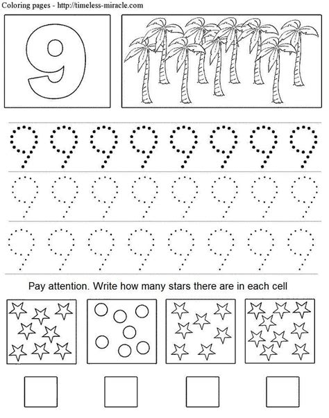 number colouring pages timeless miraclecom