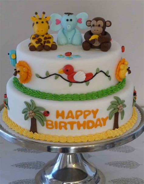 order jungle themed birthday cakes gurgaonbakers