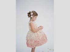 Ombre Flower Girl Dress with Bubble Hem The Pamela (more colors