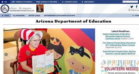 arizona department  education httpourusasitecomazedgov arizona school education sites