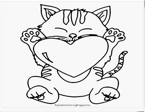 funny cat pictures  kids cute cat coloring pages  print
