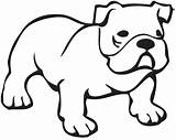 Bulldog Clipart Clip English Outline Dog Puppy Puppies Face Silhouette Marine Coloring Christmas Cliparts Pages Dogs Cute Paw Bulldogs Bull sketch template