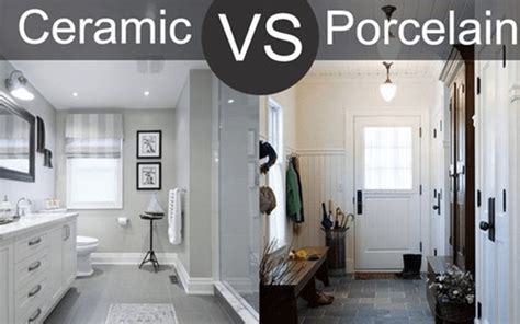 porcelain  ceramic tiles whats  difference