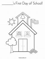 School Coloring First Kids Built California Usa sketch template