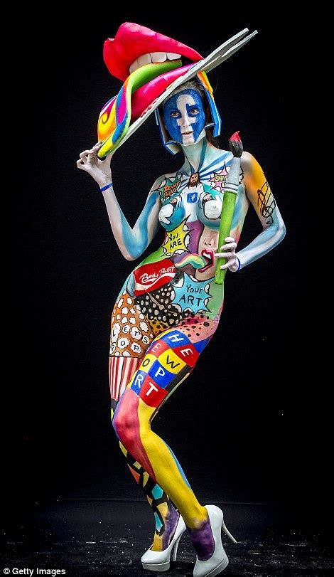 Naked Artists Celebrate World Bodypainting Festival In Poertschach Am