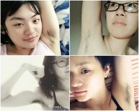 weibo women s “armpit hair contest” when east meets west