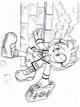 Coloring Pages Amy Rose Printable Color sketch template