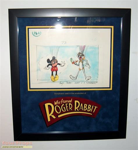 Who Framed Roger Rabbit Storyboard Bugs Bunny And Mickey