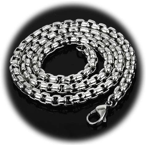 amdxd belcher chain for men necklace stainless steel women width 3 6mm