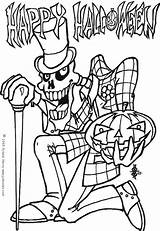 Coloring Halloween Pages Scary Kids Printable Popular sketch template