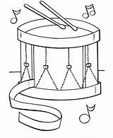 Tambor Instrumento Colorir Instrumentos Musicais Imprimir Crianças Bombo Primary Tudodesenhos Prek Honkingdonkey sketch template