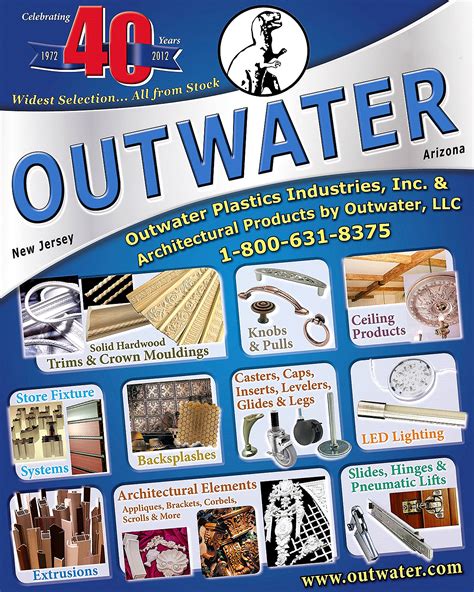 outwater augments    plastic aluminum  stainless steel