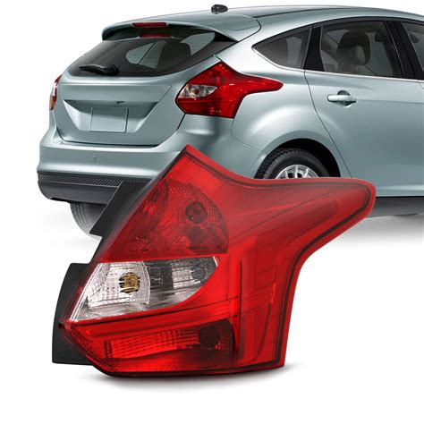 ford focus hatchback chrome red tail lamp brake light passenger walmartcom