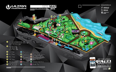 ultra  festival map umf png  proyectos lugares