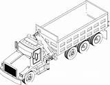 Trailer Drawing Truck Clipart Excavator Sketch Getdrawings Webstockreview sketch template