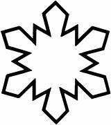 Printable Snowflake Coloring Snowflakes Pages Supercoloring sketch template