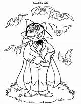 Sesame Dracula Bats Elmo Herry Rocks sketch template