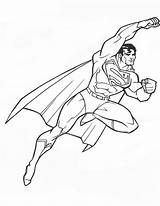 Superman Coloring Pages Book Library Clipart Easy sketch template