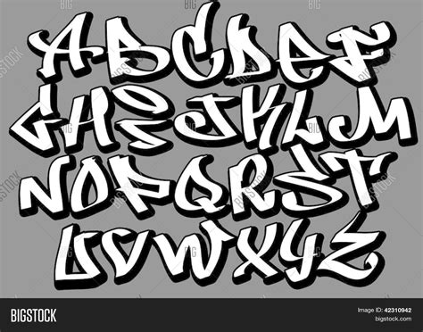 vector  foto letras del alfabeto prueba gratis bigstock
