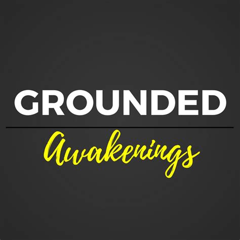 grounded awakening logo spiritual awakening signs