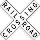 Railroad Driver Yield Rr Crossings sketch template