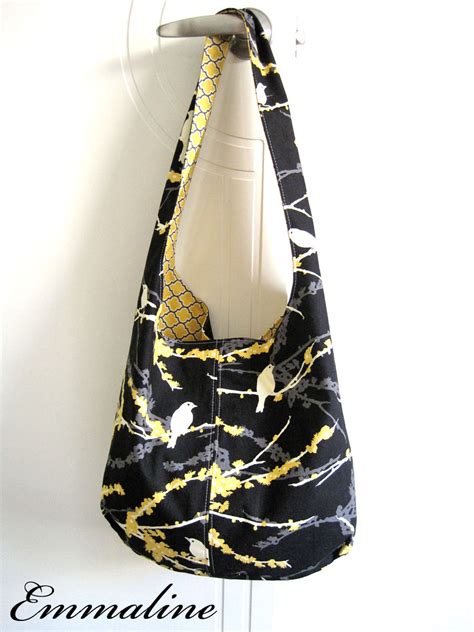 tote bag pattern hobo bag sewing pattern