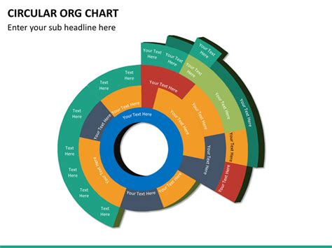 Circular Org Chart Powerpoint Template Sketchbubble