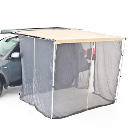 wd car side awning mosquito net combo roof top tent camper trailer ebay